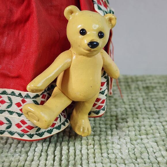 1994 Possible Dreams Clothtique Santa with Teddy Bears Figurine 10" - Picture 7 of 10